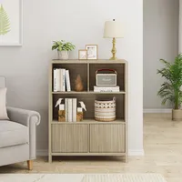 [en.casa] Kommode Lukkodso 103x80x28 cm Eicheoptik