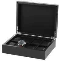 Rothenschild Uhrenbox RS-2376-8BL für 8 Uhren schwarz