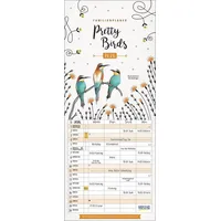 Korsch Verlag Familienplaner Pretty Birds 2026