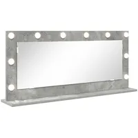 VidaXL Kosmetikspiegel mit Spiegel Beton Grau 100 x 45