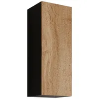 Mirjan24 Hängevitrine, Grau, Holzwerkstoff, Rechteckig, 35x90x32 cm, Wohnzimmer, Wohnwände,