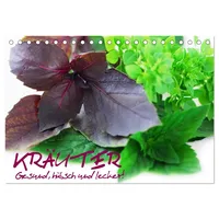 Calvendo Kräuter - Gesund, hübsch und lecker (Tischkalender 2026