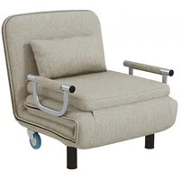 Homcom 3 in 1 Schlafsessel, Schlafsofa mit Bettfunktion, Klappsessel