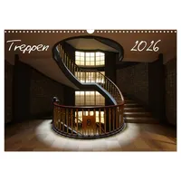 Calvendo Treppen (Wandkalender 2026 DIN A3 quer), CALVENDO Monatskalender
