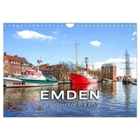 Calvendo EMDEN Seehafenstadt mit Flair (Wandkalender 2026 DIN A4