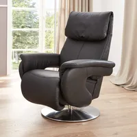  TV Sessel in Braun Leder elektrisch