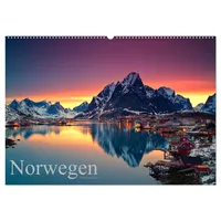 Calvendo Norwegen (Wandkalender 2026 DIN A2 quer), CALVENDO Monatskalender: