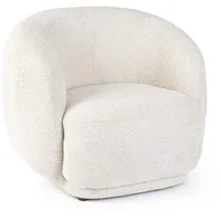 BIZZOTTO Sessel Tecla aus Boucle-Stoff, Natur