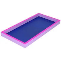 G-C Neo Rechteckig (30x15cm) Dunkelblau/Neon Lila