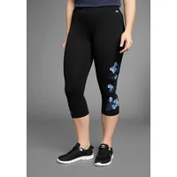 KangaROOS Leggings Große Größen Gr. 44 N-Gr, schwarz-bedruckt, ,