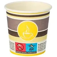 Papstar 80 STARPAK Einweg-Trinkbecher To Go 0,1 l