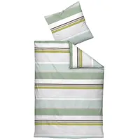 JANINE Feinbiber-Bettwäsche DARIO, 135 x 200 cm - Weiß