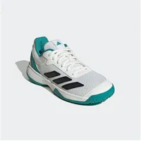 Adidas Courtflash Kids Tennisschuh weiß|blau 34.5 (UK 3)