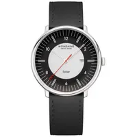 Mondaine Doppio Solar Edelstahl 41 mm MLE.41920.LBV
