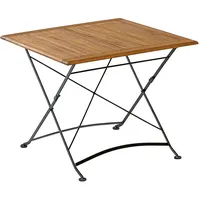 Merxx Klapptisch Schlossgarten Quadratisch Natur 75 cm x 75