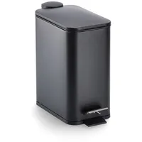 Zeller Tretabfalleimer 5.0 L schwarz 28.3x29x29 cm - schwarz