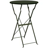 VidaXL Bistrotisch Dunkelgrün Ø50x71 cm Stahl