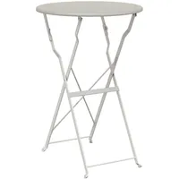 VidaXL Bistrotisch Ø 50 x 71 cm Beige