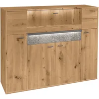 Set One by Musterring Highboard Deltona Holzoptik Eiche Artisan