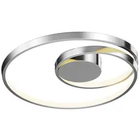 LUCANDE Maire dimmbar Modern, in Chrom aus Aluminium 1-flammig