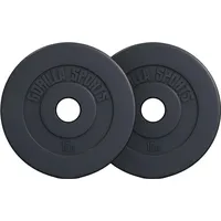 Gorilla Sports Hantelscheiben-Set, Olympia Kunststoff 20 kg - 2