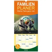 Calvendo Familienplaner 2026 - Kleine Tiere ganz nah mit