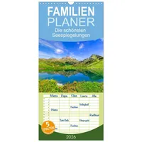 Calvendo Familienplaner 2026 - Die schönsten Seespiegelungen mit 5