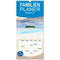 Calvendo Familienplaner 2026 - Malediven, Perle im Indischen Ozean