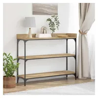 VidaXL Artisan Eiche Konsolentisch 100x30x80 cm braun