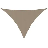 VidaXL Sonnensegel Oxford-Gewebe Dreieckig 4x4x5,8 m Taupe