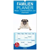 Calvendo Familienplaner 2026 - Mops - unwiderstehlich und charmant