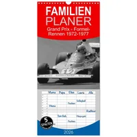 Calvendo Familienplaner 2026 - Grand Prix - Formel-Rennen 1972-1977