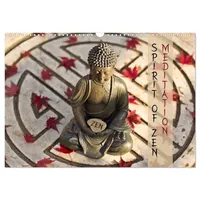 Calvendo SPIRIT OF ZEN Meditation (Wandkalender 2026 DIN A3