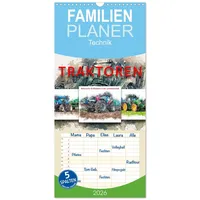 Calvendo Familienplaner 2026 - Traktoren - malerische Kraftpakete in