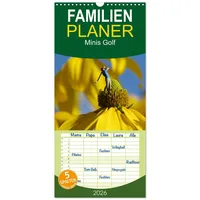 Calvendo Familienplaner 2026 - Minis Golf mit 5 Spalten