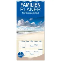 Calvendo Familienplaner 2026 - Nordseeperle Sylt mit 5 Spalten