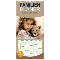 Calvendo Familienplaner 2026 - Kinder und Tiere mit 5
