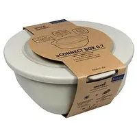 Koziol Frischhaltedose Connect 6,5 cm hoch beige 0,7 l,