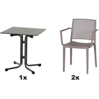 Siena Garden Urban Lights Set 3teilig Square Sessel gastrotauglich