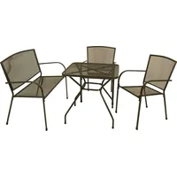 TPFGarden GARTENESSGRUPPE Glasgow - GARTEN-GARNITUR für 4 Personen -