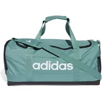 Adidas Linear Duffel Bag, Powder Teal/Black/White, M