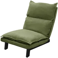 ML-Design Relaxsessel Bodenstuhl Leinen 59 x 73,5 x 73