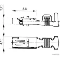Herth+Buss ELPARTS Crimpverbinder 50253229