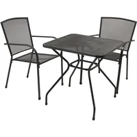 FRG Garnitur Streckmetall anthrazit