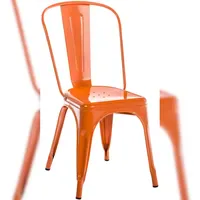 CLP Stapelstuhl Benedikt Metall orange