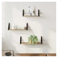 VidaXL Wandregal 37 x 12 x 13 cm Braun