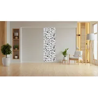 Queence Wandsticker QUEENCE "Fahrzeuge", weiß, B:90cm H:250cm, Vinyl, Wandtattoos,