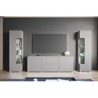 OTTO home Wohnwand OTTO HOME "KENIA", grau (pallad grau),