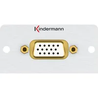 Kindermann Konnect 50 alu - Modulares Faceplate-Snap-In
