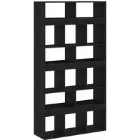 VidaXL Bücherregal 100 x 33 x 187,5 cm Schwarz